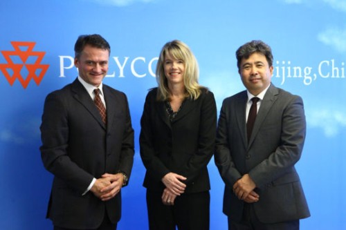 Polycom̫^(q)ձȺޅ^(q)Hansjoerg Wagner (һ)PolycomȫNۈ(zh)иTracey Newell()PolycomЇ^(q)(jng)(һ)
